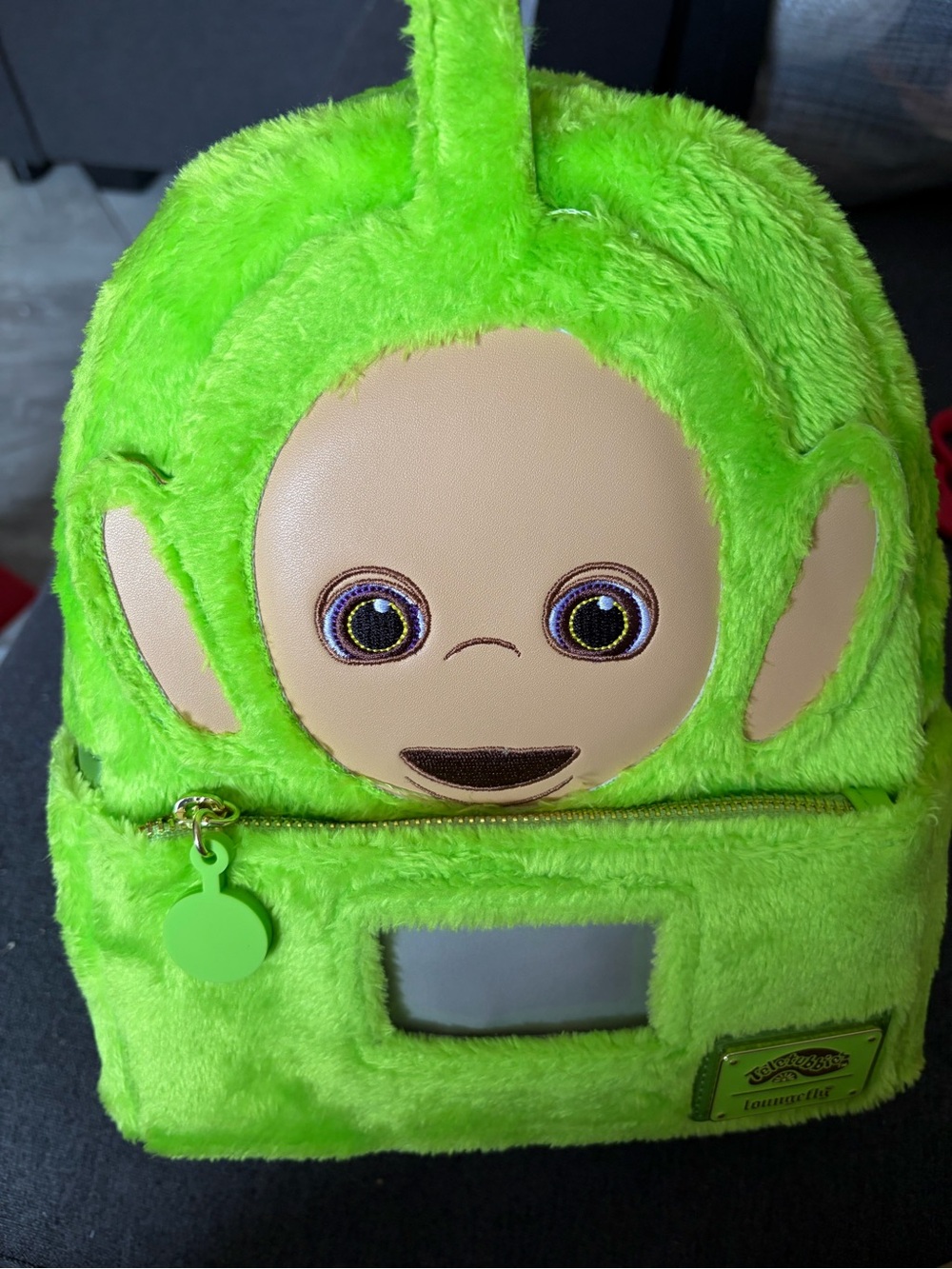 Loungefly Neon Green Plush Character Backpack